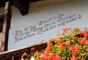 Gästehaus beim Schneidersepp inkl. Chiemgaukarte – Einzelzimmer mit Balkon, Bad-Dusche/WC,  WLAN max. 1 Person