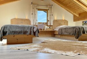 Ruhpolding Ferienwohnung für 4  Personen mit Bergblick, Kamin/Ofen und Panoramablick