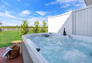 Wellness- Doppelhaushälfte "Meer" eingezäunt 1.30m