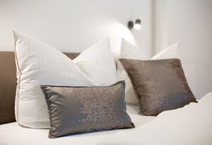 Wellness-Doppelhaushälfte  "Sand" eingezäunt 1.30m