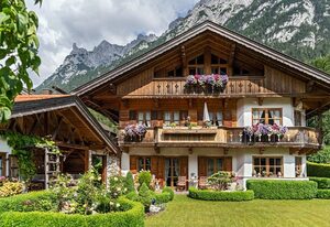 Alpenblick, Ferienhaus – "Wetterstein - Nr. 1" -  Fewo/2 Schlafr./Dusche,WC
