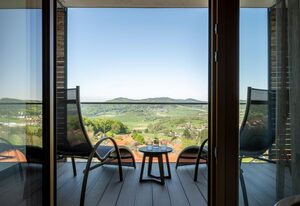 Hüttenhof ****S - Wellnesshotel – Doppelzimmer Kuschelnest ca. 25 qm