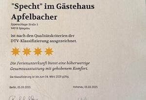 Gästehaus Apfelbacher – Ferienwohnung Biber