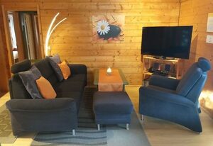 Naturerlebnisdorf Stamsried im Bayerischen Wald.. – STA-23 - Ferienhaus mit überdachter Terrasse