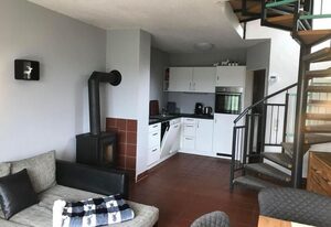 Ferienbungalow mit Blick auf das Wasser