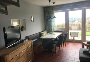 Ferienbungalow mit Blick auf das Wasser