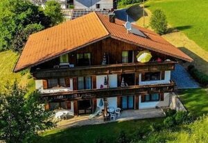 Ferienhaus Mariele – Ferienwohnung Enzian mit 2 sep. Schlafzimmern und Südbalkon