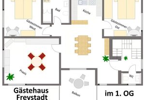 Gästehaus Freystadt – Doppelzimmer Ost