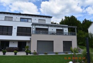 Ferienwohnungen an der Liebesleite – Ferienwohnung an der Liebesleite I;  65m² mit überdachter Terrasse, Panoramablick & WLAN