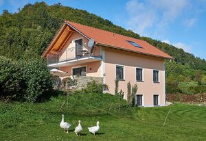 Ferienhof Halbig – Gemütliches Ferienhaus 'Dorfblick' (150 qm) mit Balkon und Terrasse
