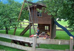 Haus Mitterstang – Ferienwohnung Nr. 1 Bauernstube für 1-4 Pers., 50 m², 2 Schlafzimmer, Wohnraum m. Kochnische, Bk
