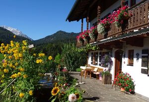 Unterthürlehen – Ferienwohnung Götschen, 50qm für 2 Pers.+ 1 Kind, 1 Schlafzimmer, 1 Kinderzimmer, Balkon