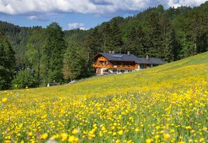 Haus Bergruh – Ferienwohnung Kehlstein, für 1-2 Personen, ein separates Schlafzimmer