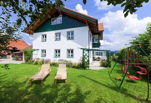 Siglbauernhof – Fewo 4 Salzburg 40 qm bis 3 Pers., Wohnschlafraum mit Doppelbett, Balkon