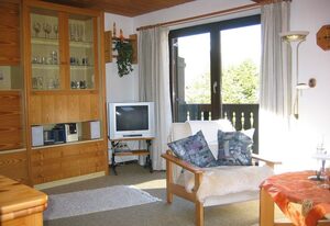 Ferienwohnung Hirschfelder – Ferienappartement  für 1-2 Personen, ca. 38 qm, Balkon