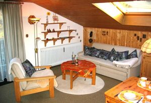 Ferienwohnung Hirschfelder – Ferienappartement  für 1-2 Personen, ca. 38 qm, Balkon