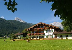 Gästehaus Almblick – Appartement 3, 2 Personen, Balkon, 34 qm, Wohn- und Schlafraum kombiniert