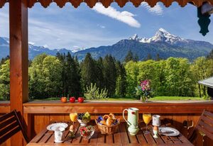 Rosspointlehen – Ferienwohnung, ca. 45 m², 2 Pers., 1 Schlafzimmer, 1 DU/WC, Balkon