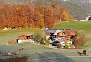 Oberreitlehen – Ferienwohnung Kehlstein für 1-2 Pers., 35 m², 1 SZ, Wohnzimmer, Küche, Terrasse