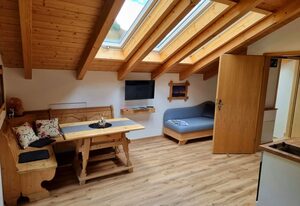 FeWo Am Datzmann – Fewo für 1-2 Pers., 32m²,  Wohn- Schlafzimmer, Küche, Bad, Balkon