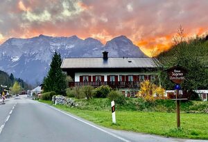 Ferienwohnungen Jagerer – Doppelzimmer Hochkalter, 21 qm, Zusatzliege, TV, Radio, Internetzugang, Obergeschoss