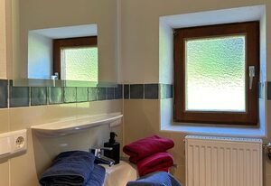 Ferienwohnung Am Erlengrund – Ferienwohnung Nr. 2 für 1-2 Personen, ca. 32 m², Schlafzimmer, Wohnküche, Balkon