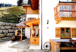 Haus Kogelleiten – Ferienwohnung Beim Katherl, 1-2 Personen, 35 qm, Dusche/WC, Balkon, TV, Wohn-Schlafzimmer