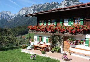 Haus Langbruck Ferienwohnungen – Ferienwohnung Watzmann, 1-2 Personen, 38 qm, Balkon, TV, Allergikerwohnung