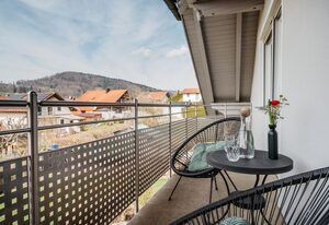 Ferienwohnung Staffelbergblick – Ferienwohnung mit Balkon