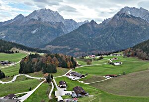 Fronwieshof Ferienwohnungen – Ferienwohnung Hintersee, 1-2 Personen, 50 qm, Balkon mit Bergblick, W-LAN