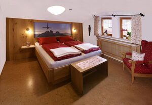 Haus Bergnest – Ferienwohnung, 2 Personen, 40 qm, Dusche/WC, Balkon, TV, 1 Schlafzimmer und 1 Wohn-Schlafzimmer, Dachgeschoss/Mansarde