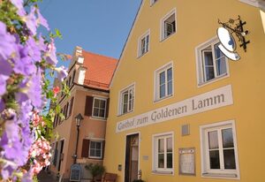 Hotel Gasthof zum Goldenen Lamm – Zimmer 3 - Einzelzimmer mit großem Burgblick
