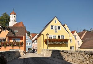 Hotel Gasthof zum Goldenen Lamm – Zimmer 3 - Einzelzimmer mit großem Burgblick