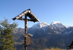 Ferienwohnungen Grünsteineck – Ferienwohnung Untersberg, 2 Personen, 45 qm, Wintergarten mit Bergblick