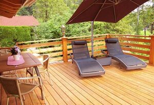 Chalet Ramsau und Ferienwohnung Zeitz – Chalet für 1-2 Personen, neuerbautes Holzhaus,65 qm,W-LAN,separates Schlafzimmer