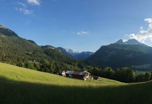 Koppensteinlehen – Ferienwohnung Watzmann für 2 - 3 Personen, 42qm, 1 Schlafzimmer, Südbalkon