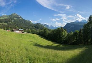 Koppensteinlehen – Ferienwohnung Watzmann für 2 - 3 Personen, 42qm, 1 Schlafzimmer, Südbalkon