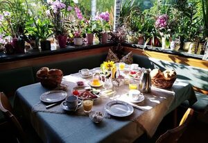 Haus Kehlstein – Doppelzimmer Nr. 3, Dusche/WC/Balkon, TV, W-LAN, Sitzecke, Obergeschoss