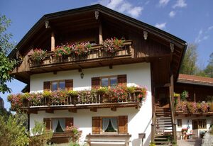 Wohnung in Berchtesgaden mit Garten