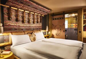 KUKU Berghotel – Zimmer 4, Doppelzimmer Älpler mit Frühstück