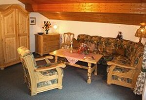 Gästehaus am Alpenpark – Ferienwohnung Jenner, 2 Personen, 36 qm, Wohn- und Schlafraum, Balkon