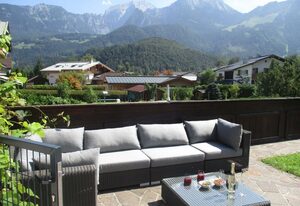 Villa Alpenoase – Moderne Ferienwohnung Alpenzeit, 79qm, vollausgestattete Küche