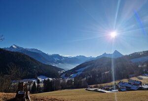 Alpenblick Untersberg – Ferienwohnung mit zwei separaten Schlafzimmern 75 qm