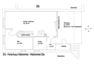 Ferienhaus Waldwinkel - max. 4 Personen (Kinder: Mindestalter 10 Jahre)
