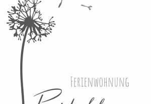 Ferienwohnung Pusteblume – 2 Schlafzimmer, Küche, Wohnzimmer, Bad, Balkon