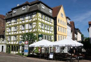 Gartenlaube Marburg – Doppelzimmer 18 mit Bad