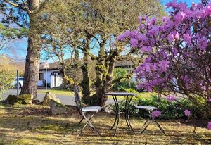 Ferienwohnung Rhönchalet – Appartement/Fewo, Dusche, WC, Wohn-/Schlafraum