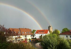 Ferienwohnung Blick zum Grauen Turm