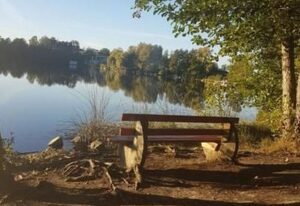 in Feriendorf Silbersee mit Garten