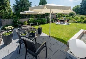 Wohnen auf Zeit: Garten-Wohnung - barrierefrei, ruhig, mit Parkplatz und nahen Einkaufsmöglichkeiten